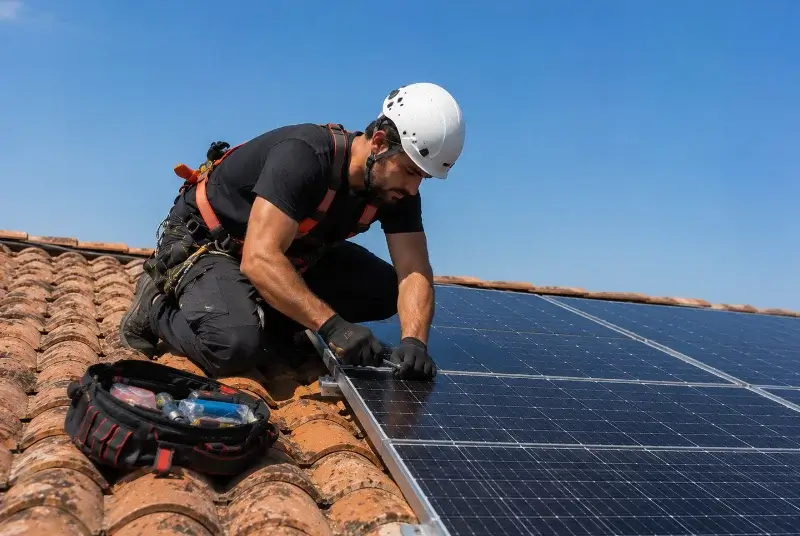 Maintenance et monitoring de panneaux solaires à Mauressac