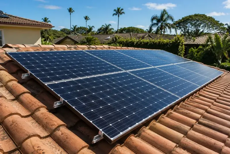 Installation de panneaux solaires à Mauressac